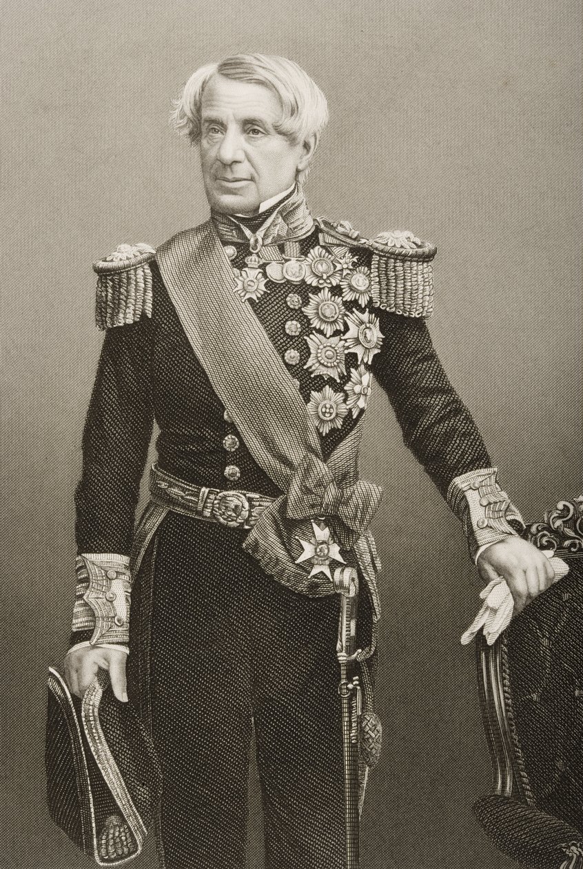 إدموند ليونز (1790-1858) منقوش بواسطة DJ Pound من صورة فوتوغرافية ، من "غرفة الرسم للشخصيات البارزة ، المجلد 2" ، نُشر في لندن ، 1860 بواسطة جون جابيز إدوين بيزلي مايال