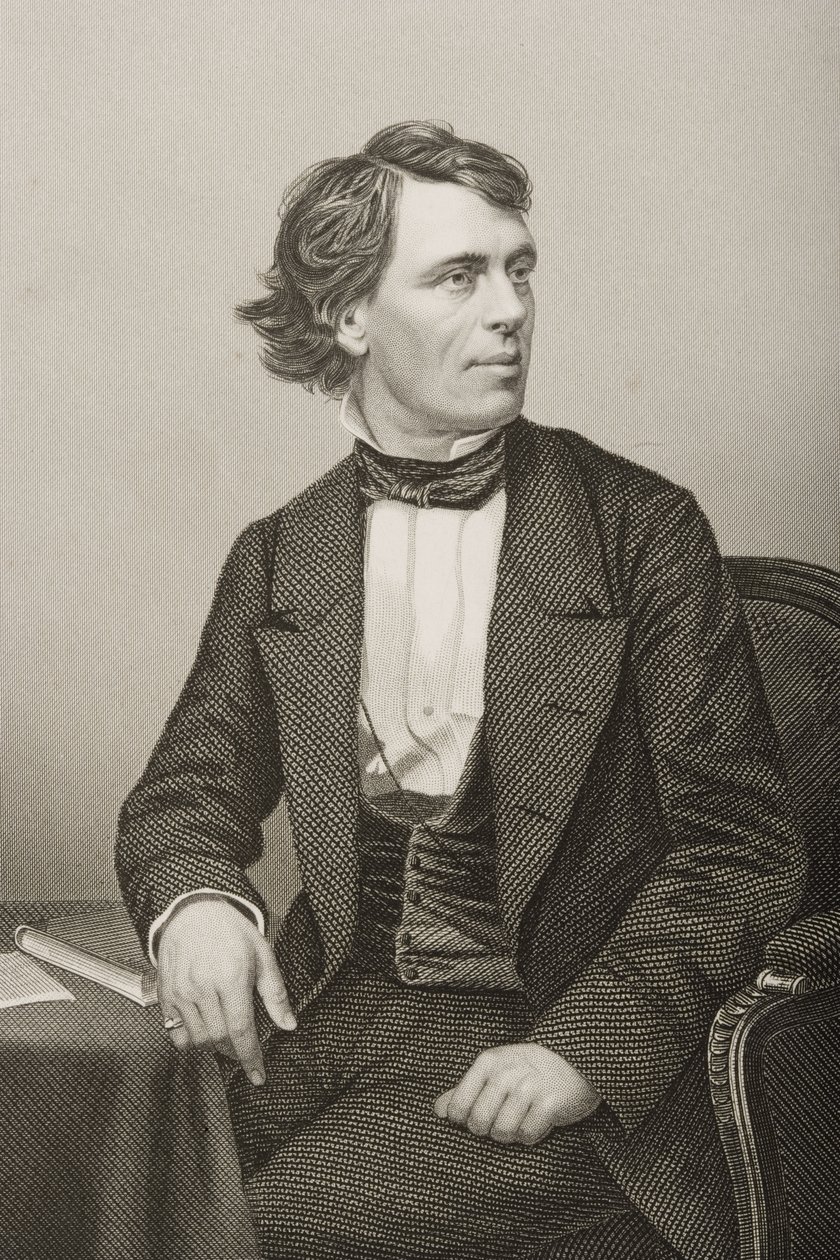 جون بارثولومو جوف (1817-1886) منقوش بواسطة DJ Pound من صورة فوتوغرافية ، من "غرفة الرسم للشخصيات البارزة ، المجلد 2" ، نُشر في لندن ، 1860 بواسطة جون جابيز إدوين بيزلي مايال