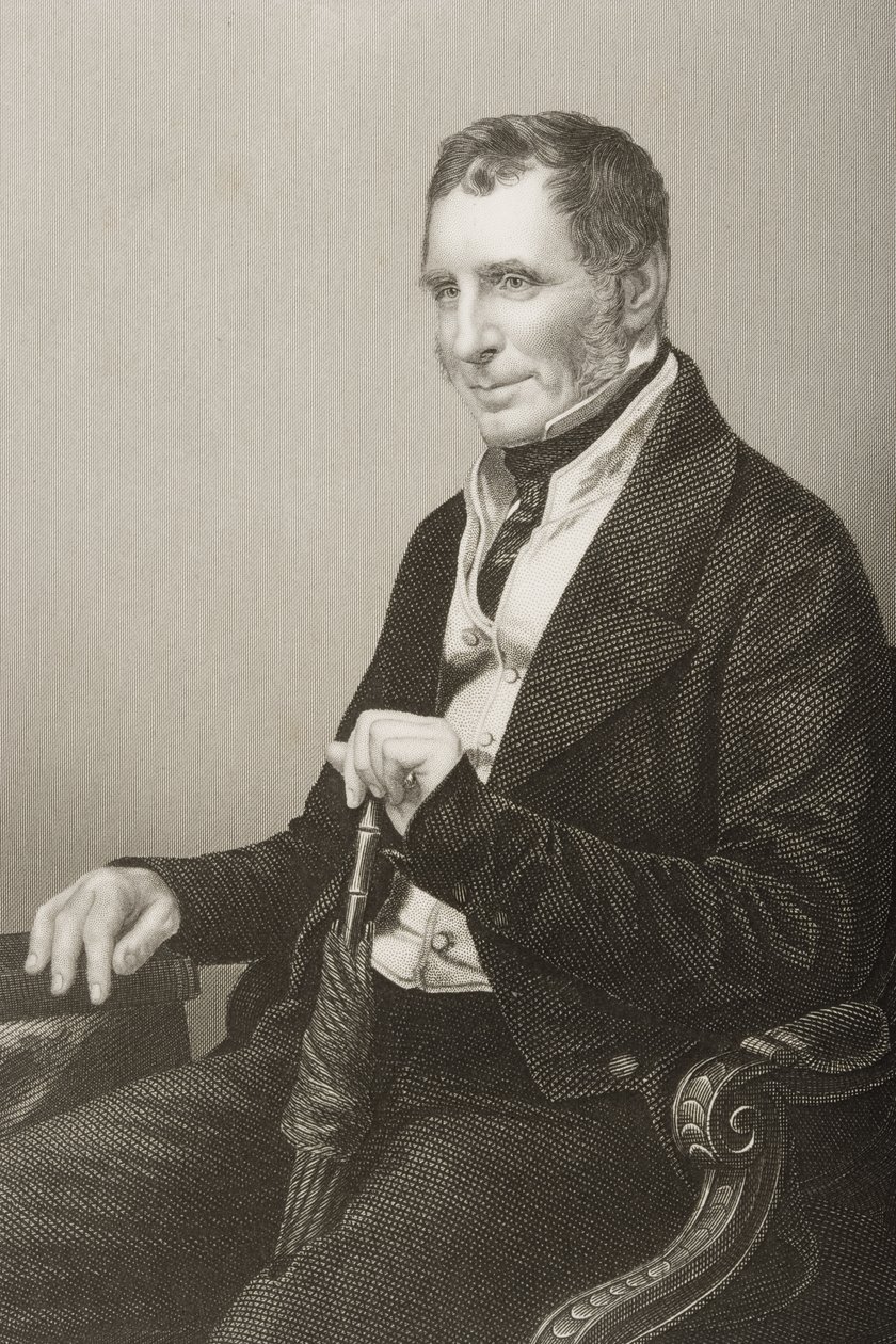 جوزيف وارنر هينلي (1793-1884) منقوش بواسطة DJ Pound من صورة ، من "غرفة الرسم للشخصيات البارزة ، المجلد 2" ، المنشور في لندن ، 1860 بواسطة جون جابيز إدوين بيزلي مايال