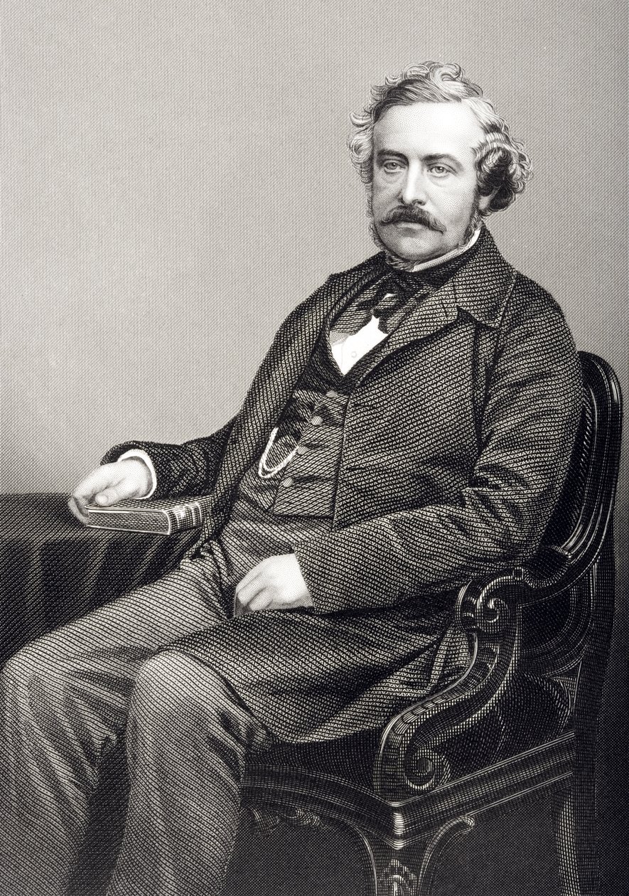 مارتن فاركوهار تابر (1810-1889) منقوش بواسطة DJ Pound من صورة ، من "غرفة الرسم للشخصيات البارزة ، المجلد 2" ، نُشر في لندن ، 1860 بواسطة جون جابيز إدوين بيزلي مايال