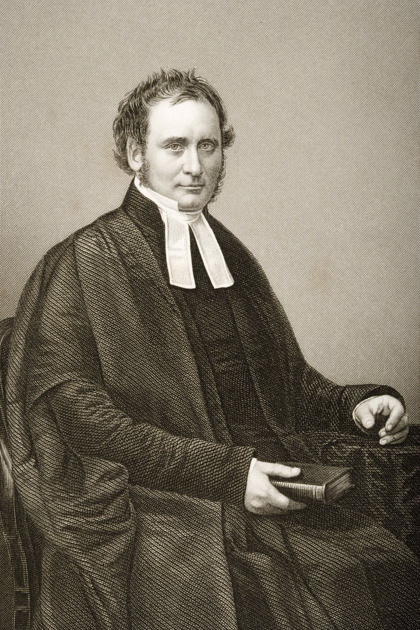 روبرت بيكرستث (1816-1884) منقوش بواسطة DJ Pound من صورة ، من "غرفة الرسم للشخصيات البارزة ، المجلد 2" ، نُشر في لندن ، 1860 بواسطة جون جابيز إدوين بيزلي مايال