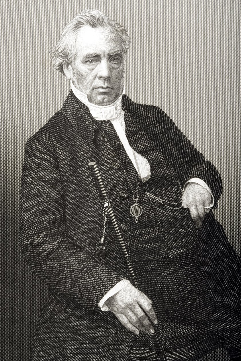 صموئيل Dousland Waddy (1804-76) منقوش بواسطة DJ Pound من صورة ، من "غرفة الرسم للشخصيات البارزة ، المجلد 2" ، نُشر في لندن ، 1860 بواسطة جون جابيز إدوين بيزلي مايال