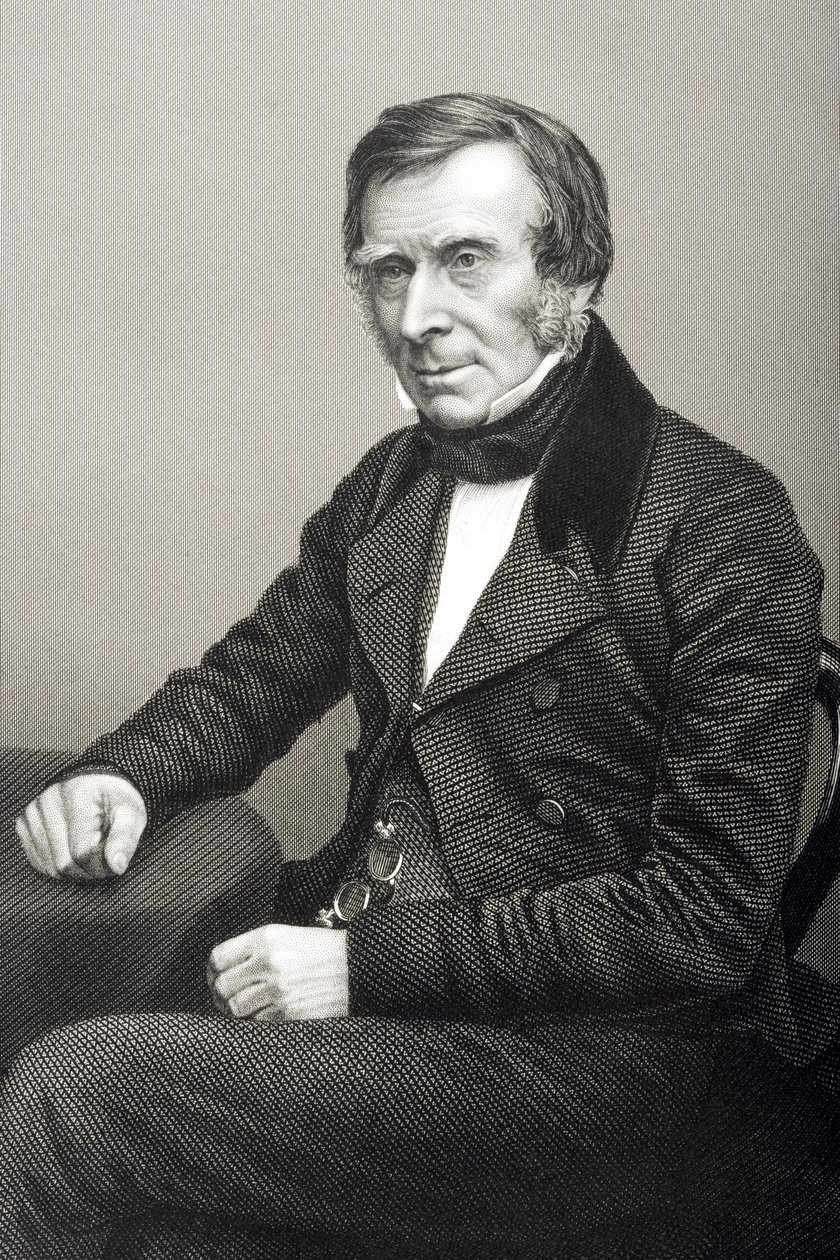 السير بنيامين كولينز برودي (1783-1862) منقوش بواسطة DJ Pound من صورة فوتوغرافية ، من "غرفة الرسم للشخصيات البارزة ، المجلد 2" ، المنشور في لندن ، 1860 بواسطة جون جابيز إدوين بيزلي مايال