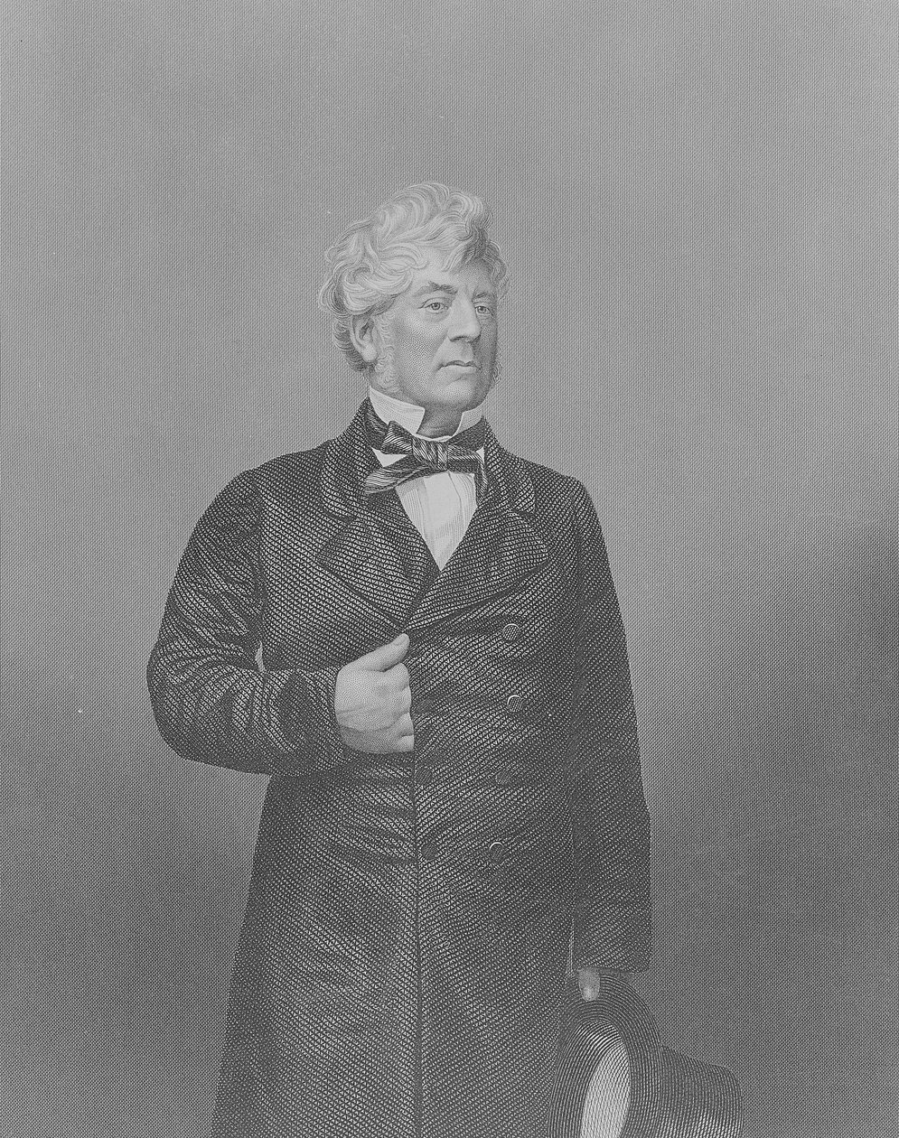 السير ويليام شي (1804-68) منقوش بواسطة DJ Pound من صورة فوتوغرافية ، من "غرفة الرسم للشخصيات البارزة ، المجلد 2" ، نُشر في لندن ، 1860 بواسطة جون جابيز إدوين بيزلي مايال