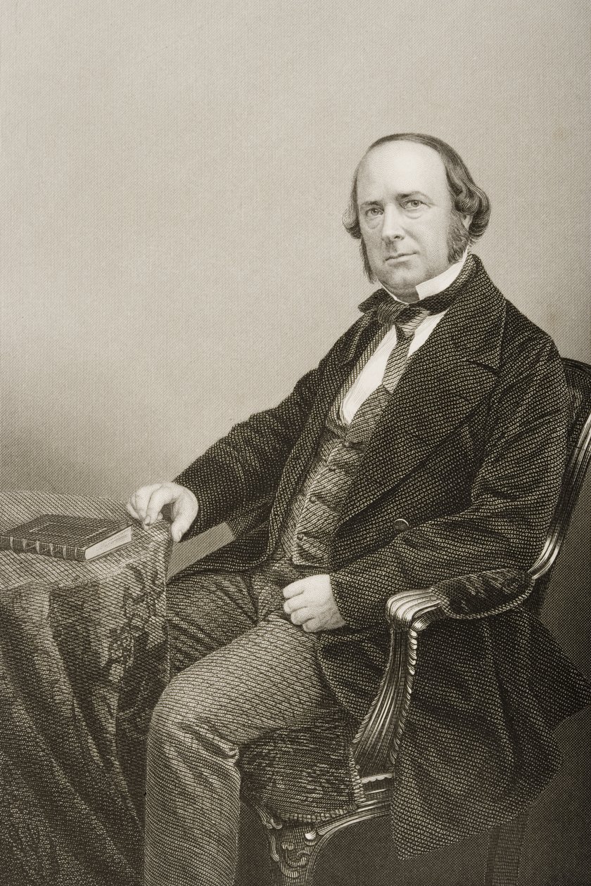توماس رايت (1810-1877) منقوش بواسطة DJ Pound من صورة ، من "غرفة الرسم للشخصيات البارزة ، المجلد 2" ، نُشر في لندن ، 1860 بواسطة جون جابيز إدوين بيزلي مايال