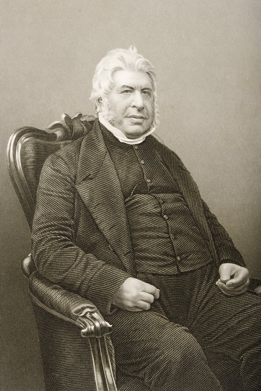 والتر فاركوهار هوك (1798-1875) منقوش بواسطة DJ Pound من صورة ، من "غرفة الرسم للشخصيات البارزة ، المجلد 2" ، نُشر في لندن ، 1860 بواسطة جون جابيز إدوين بيزلي مايال