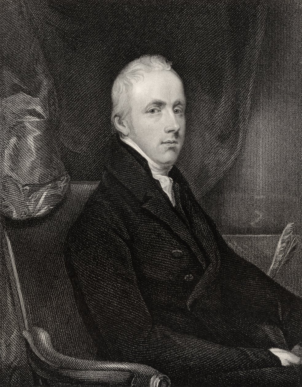 جورج هوارد ، إيرل كارلايل السادس ، محفور من قبل TA Dean (fl.1773-1840) ، من &39;National Portrait Gallery ، المجلد الثاني&39; ، نُشر عام 1835 بواسطة جون جاكسون