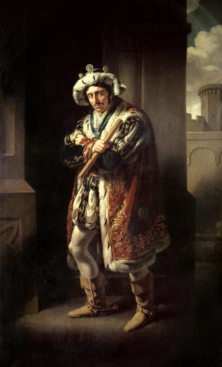 إدموند كين (1787-1833) مثل ريتشارد الثالث بواسطة جون جيمس هولز