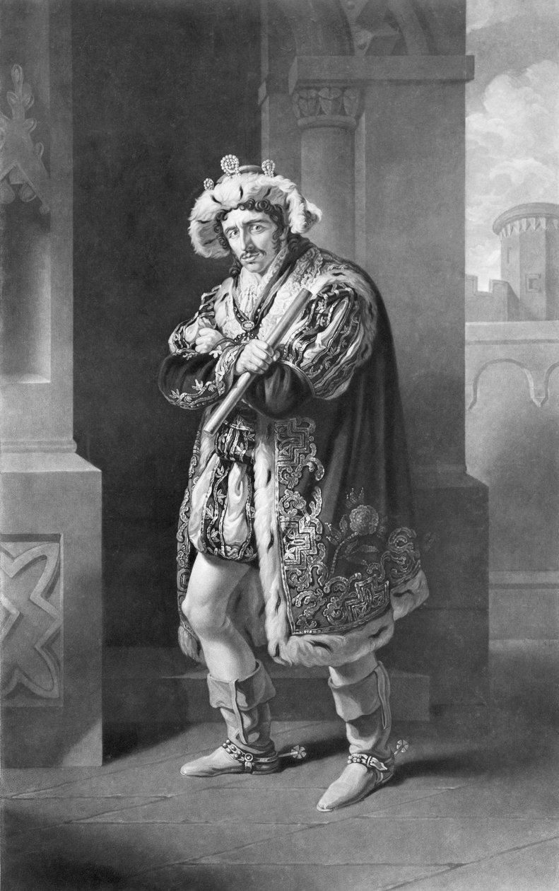 ادموند كين في ريتشارد الثالث ، القانون الرابع ، المشهد الرابع ، بقلم ويليام شكسبير (1564-1616) منقوش بواسطة C. Turnerby بواسطة جون جيمس هولز