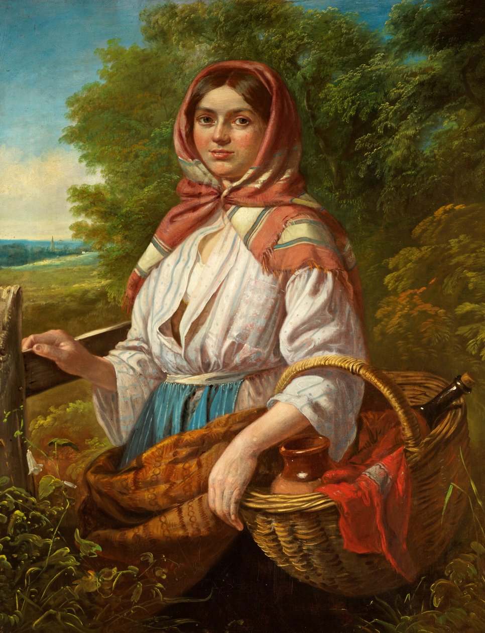 غداء المزارعين ، 1872 بواسطة جون جوزيف باركر