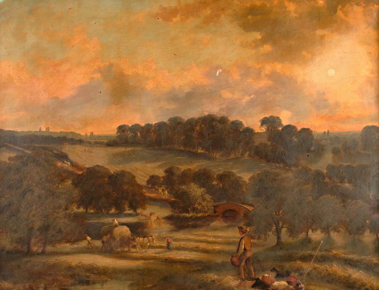 Haytime، Hamstead Mill، Handsworth، Staffordshire، 1850-1908. بواسطة جون جوزيف هيوز