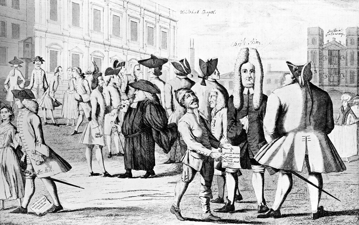 غريب ، أو Carracturas من العصر الحالي 1752 بواسطة جون جون