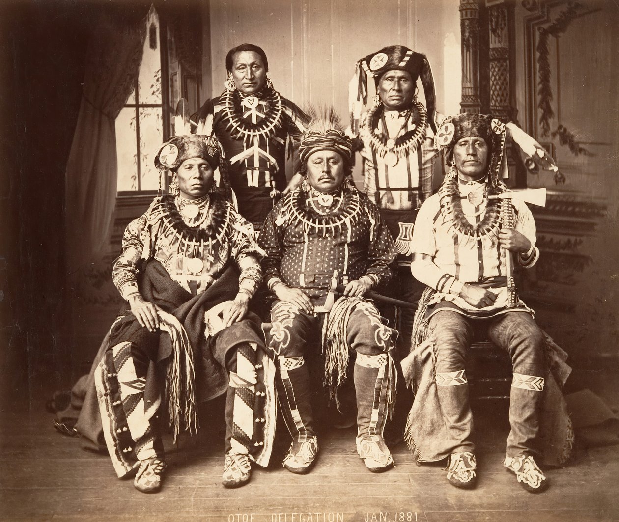 وفد أوتو ميسوريا ، 1881. بواسطة جون ك.هيلرز.