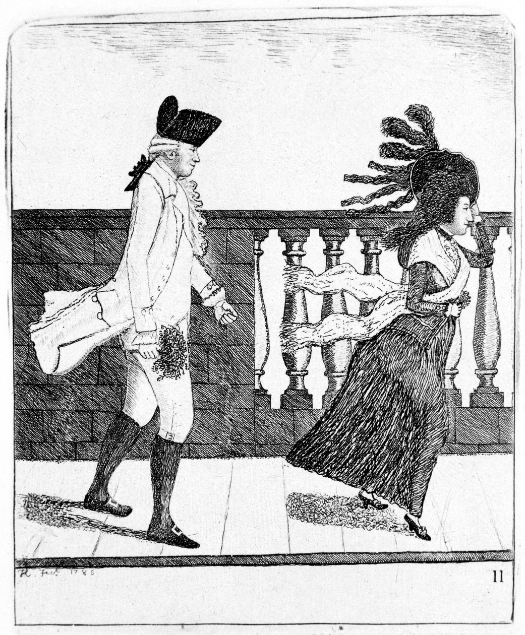 جيمس جراهام ، طبيب الدجال الاسكتلندي ، 1795. بواسطة جون كاي