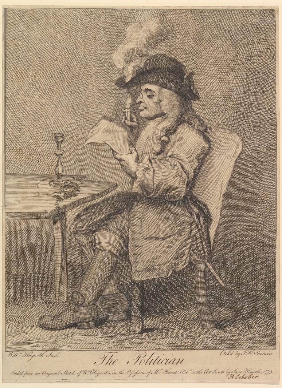 السياسي 1775. بواسطة جون كيز شيروين