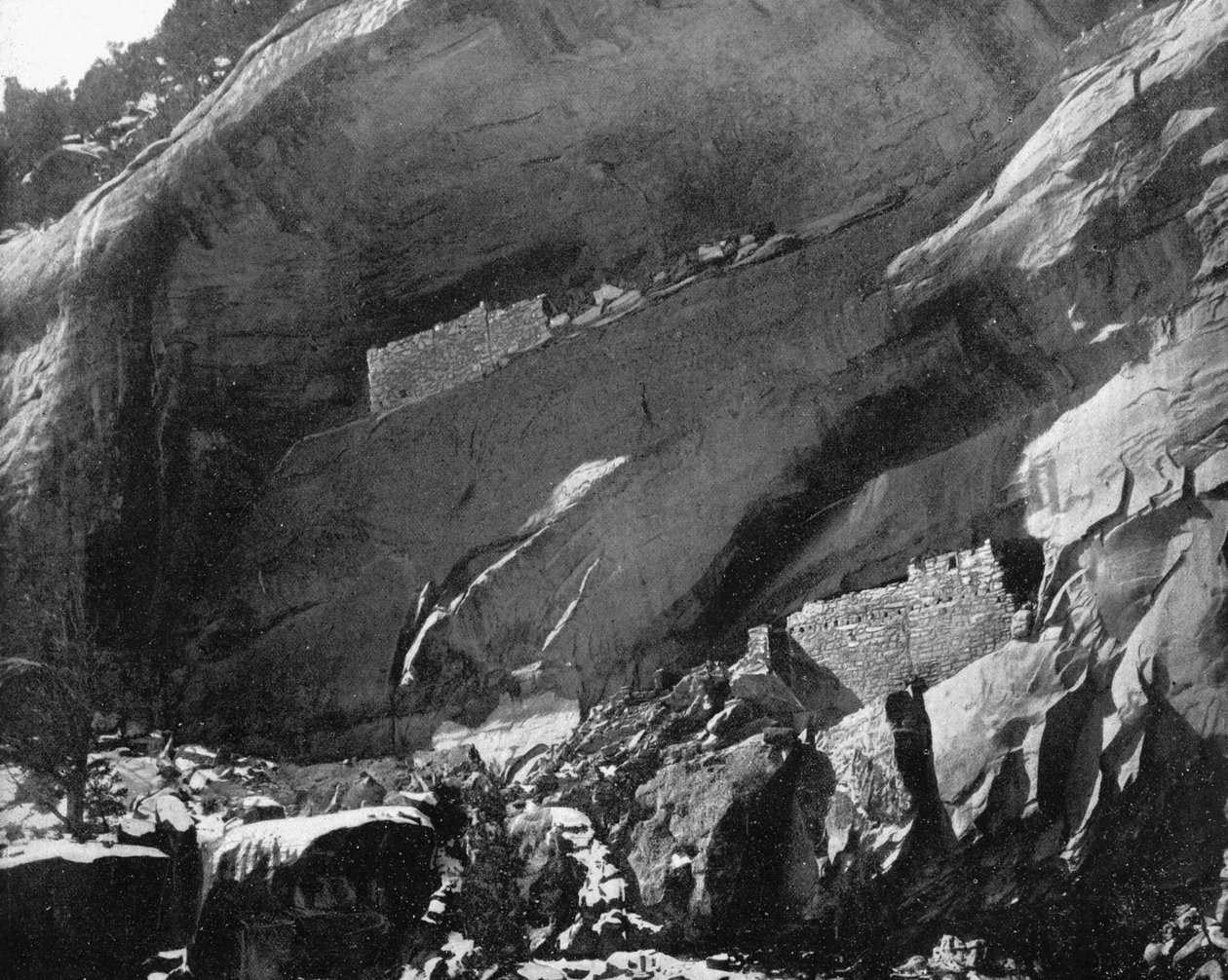 Cliff Dwellings ، مانكوس كانيون ، أريزونا ، الولايات المتحدة الأمريكية ، 1893. بواسطة جون ل. ستودارد