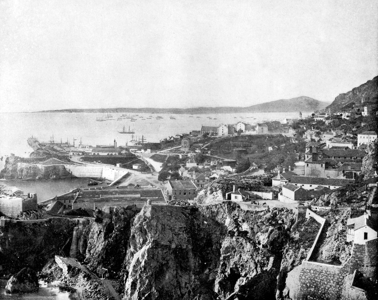 جبل طارق ، 1893. بواسطة جون ل. ستودارد