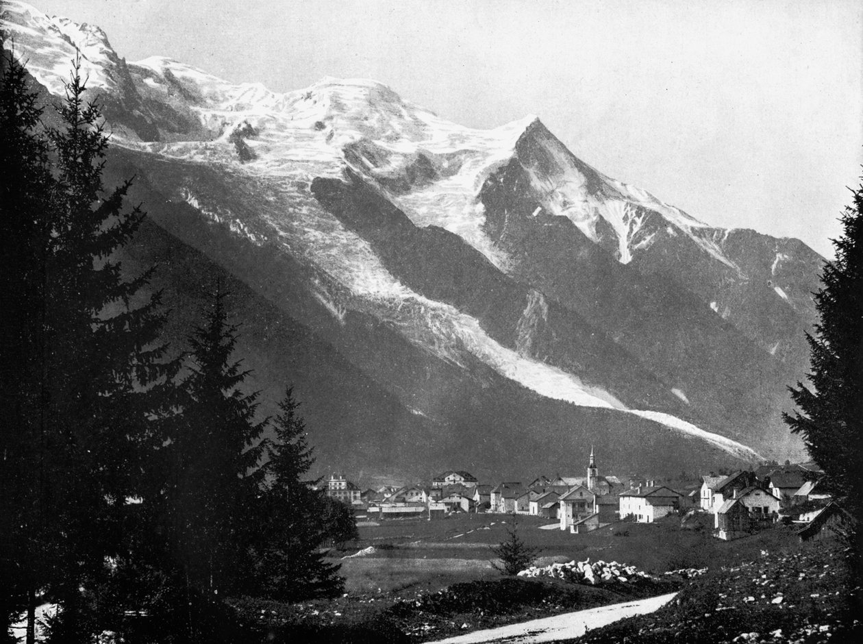 مونت بلانك من سويسرا ، 1893. بواسطة جون ل. ستودارد
