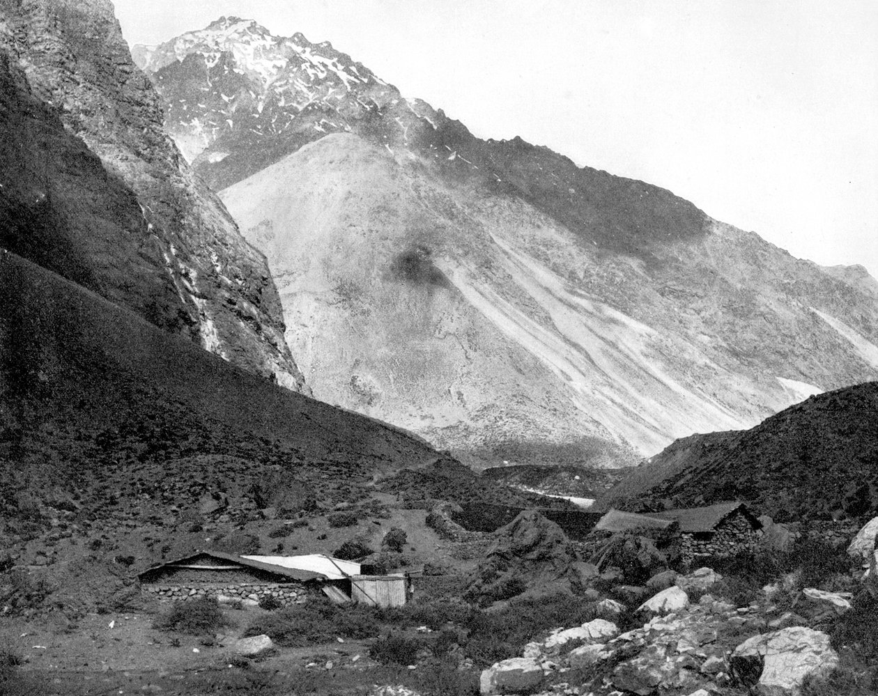 ممر Uspallata ، جبال الأنديز ، أمريكا الجنوبية ، 1893. بواسطة جون ل. ستودارد
