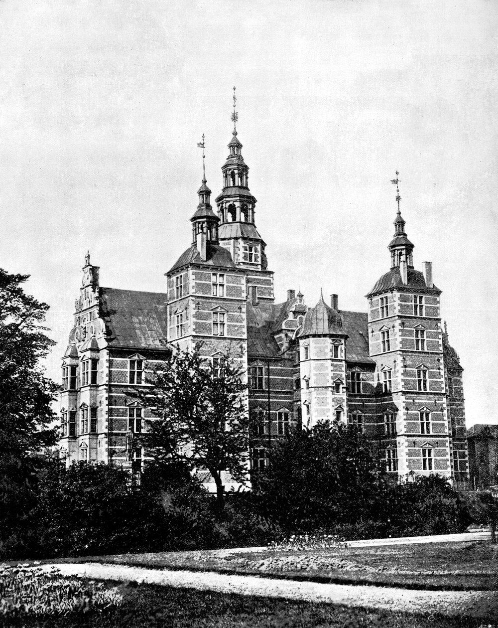 قصر روزنبرج ، كوبنهاجن ، الدنمارك ، 1893. بواسطة جون ل. ستودارد