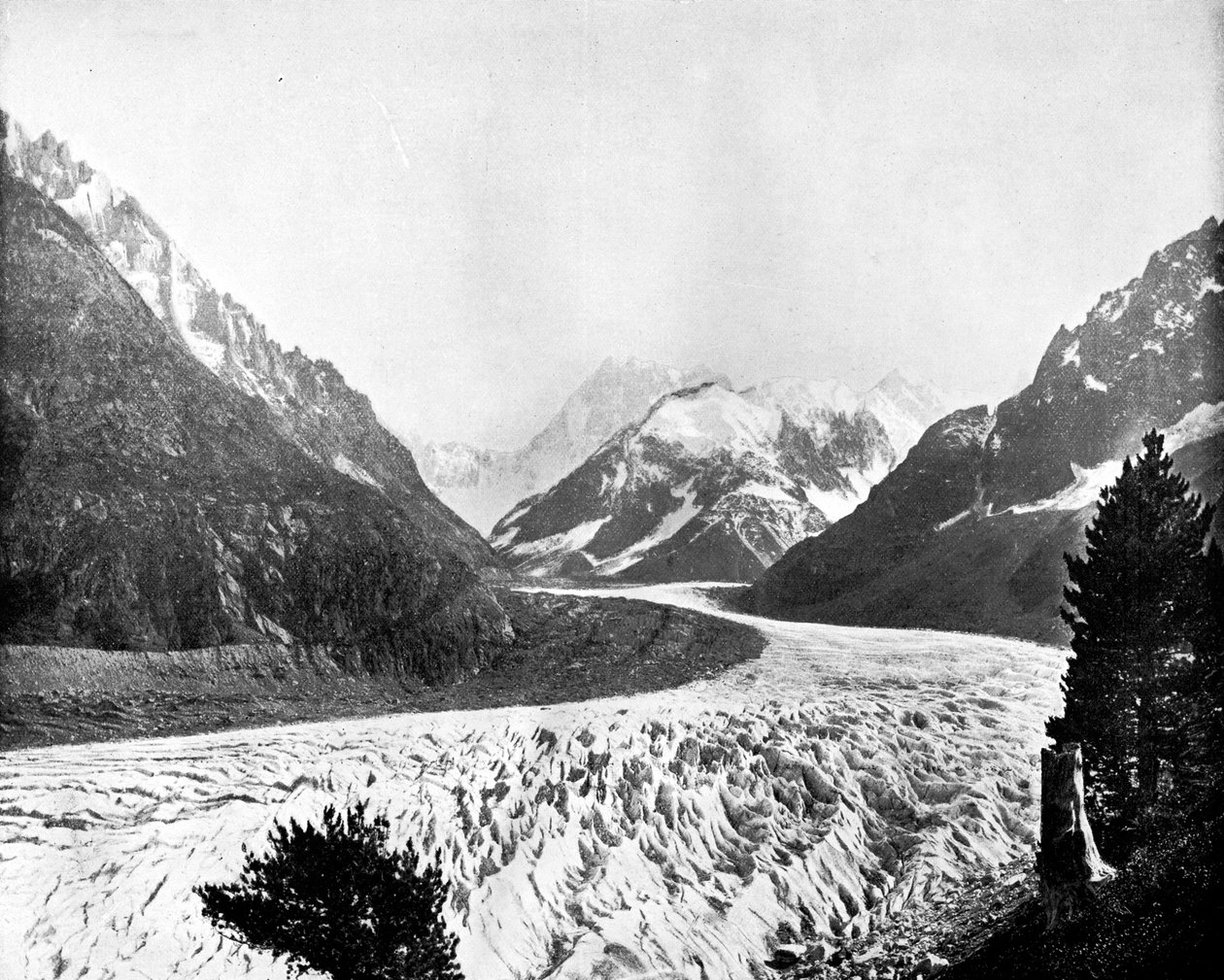 مير دي جلاس ، سويسرا ، 1893. بواسطة جون ل. ستودارد