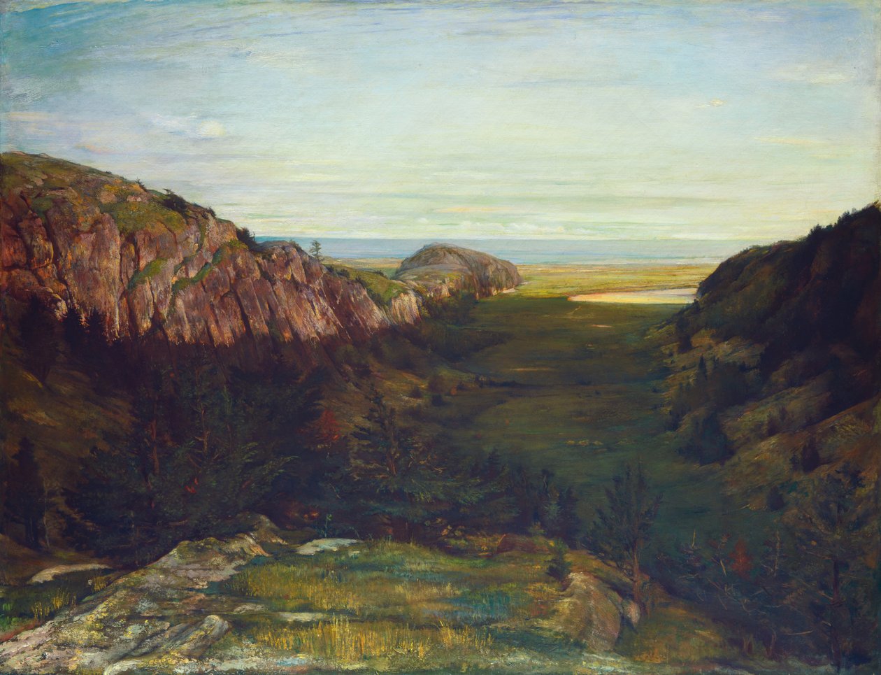 الوادي الأخير - صخور الجنة ، 1867-1868. بواسطة جون لا فارج