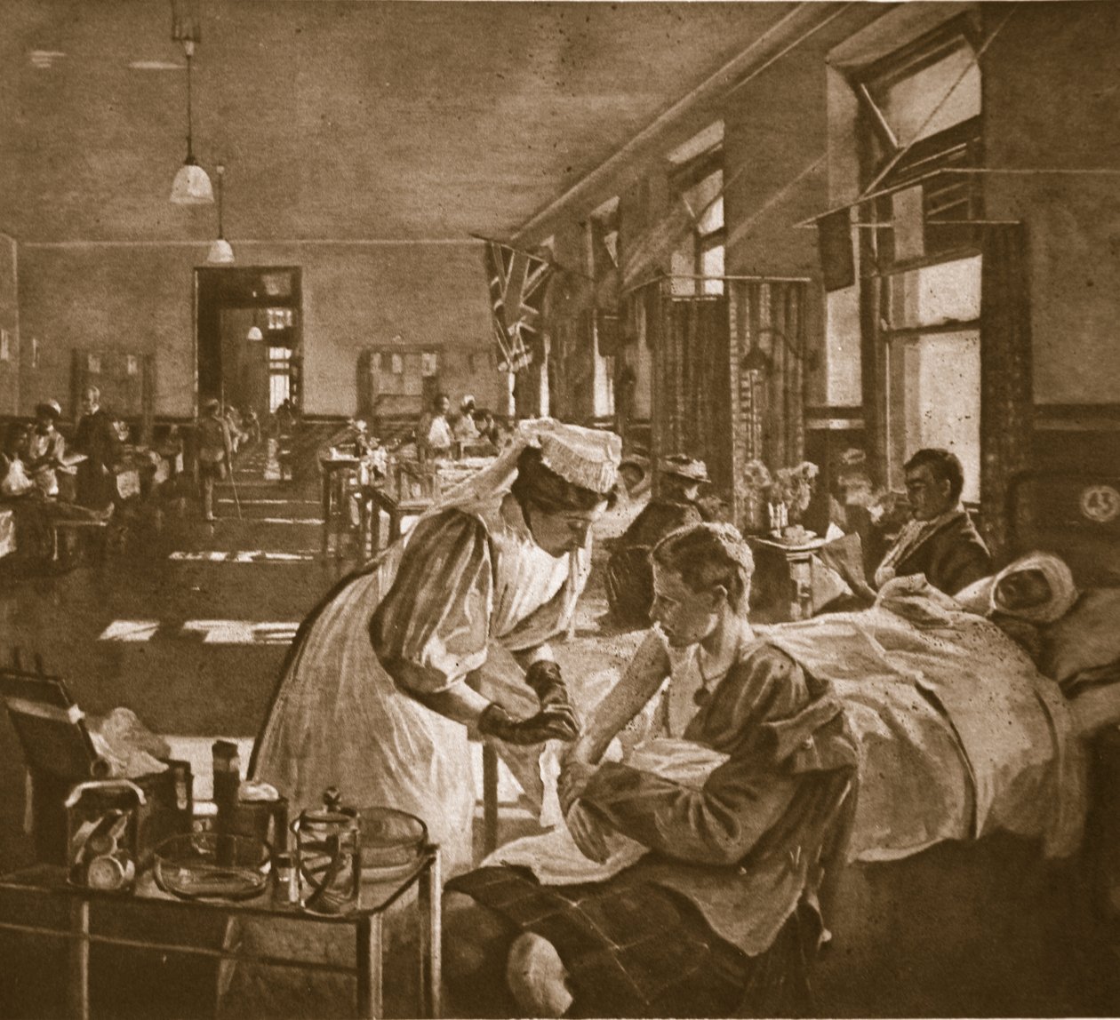 جرح مستشفى لندن ، 1914-1919 بواسطة جون لافري