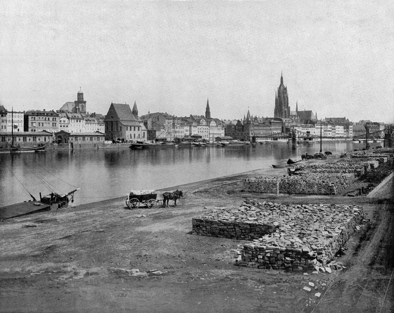 فرانكفورت على نهر Mein في ألمانيا ، ج. 1900 (b / w photo) بواسطة جون لوسون ستودارد
