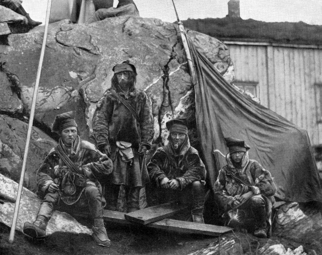 مجموعة لابس في النرويج ، الصورة ج. 1890 (صورة ب / ث) بواسطة جون لوسون ستودارد