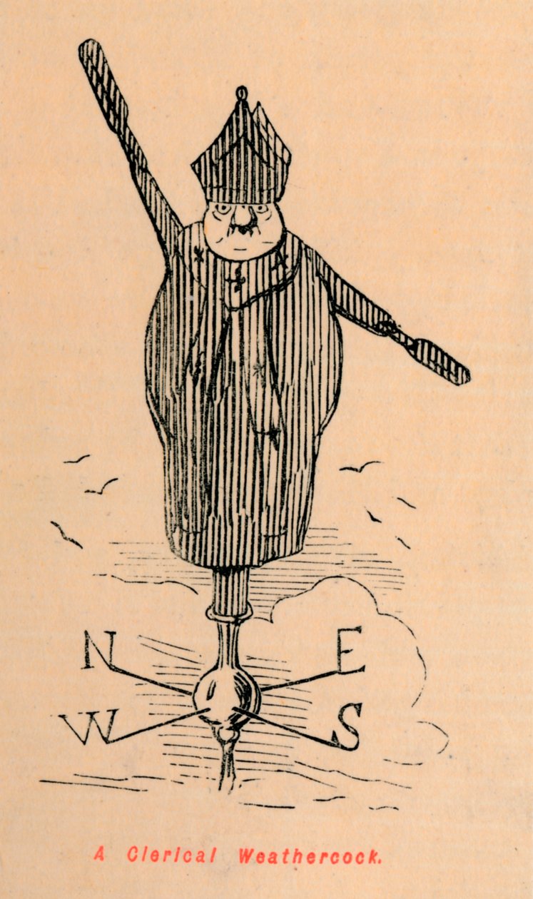 A Weathererock Clerical ، c1860 ، c1860 بواسطة جون ليتش