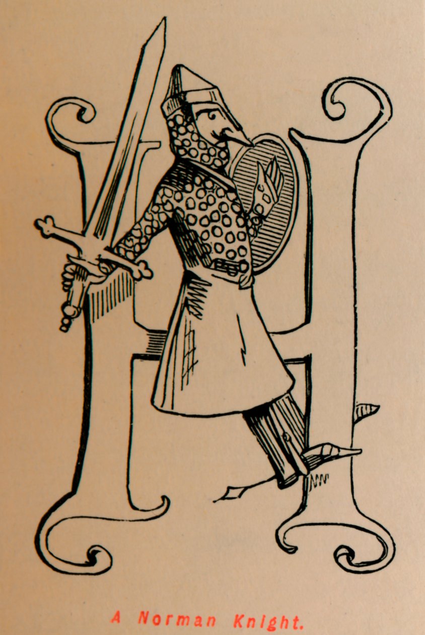 فارس نورمان ، c1860 ، c1860 بواسطة جون ليتش
