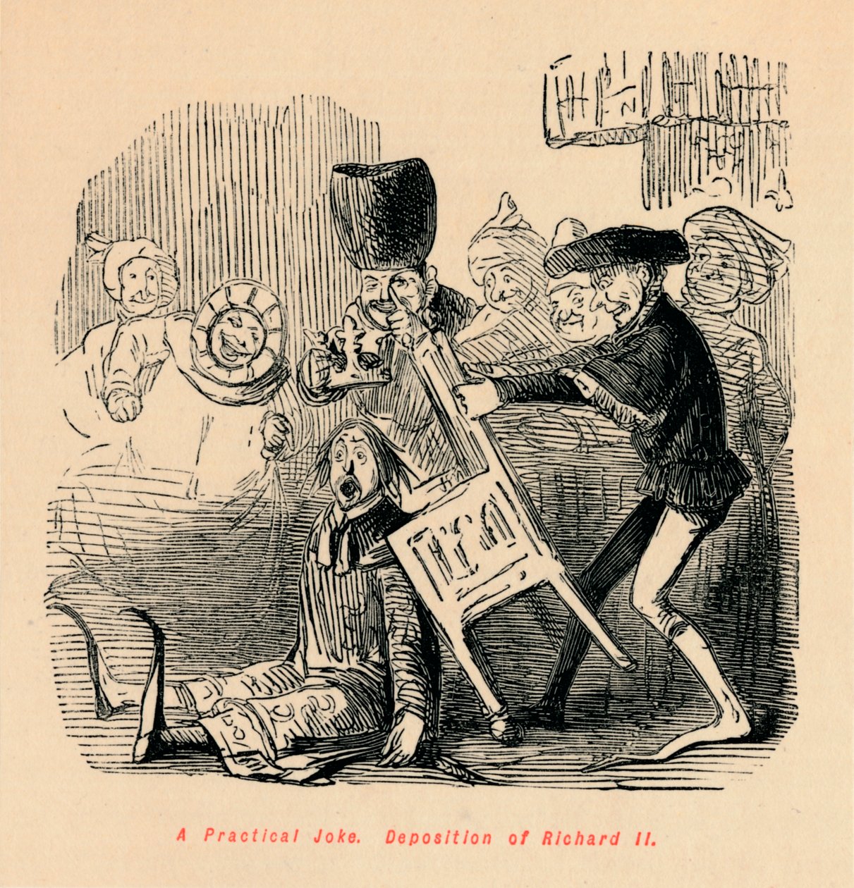 مزحة. ترسب ريتشارد الثاني ، c1860 ، c1860 بواسطة جون ليتش