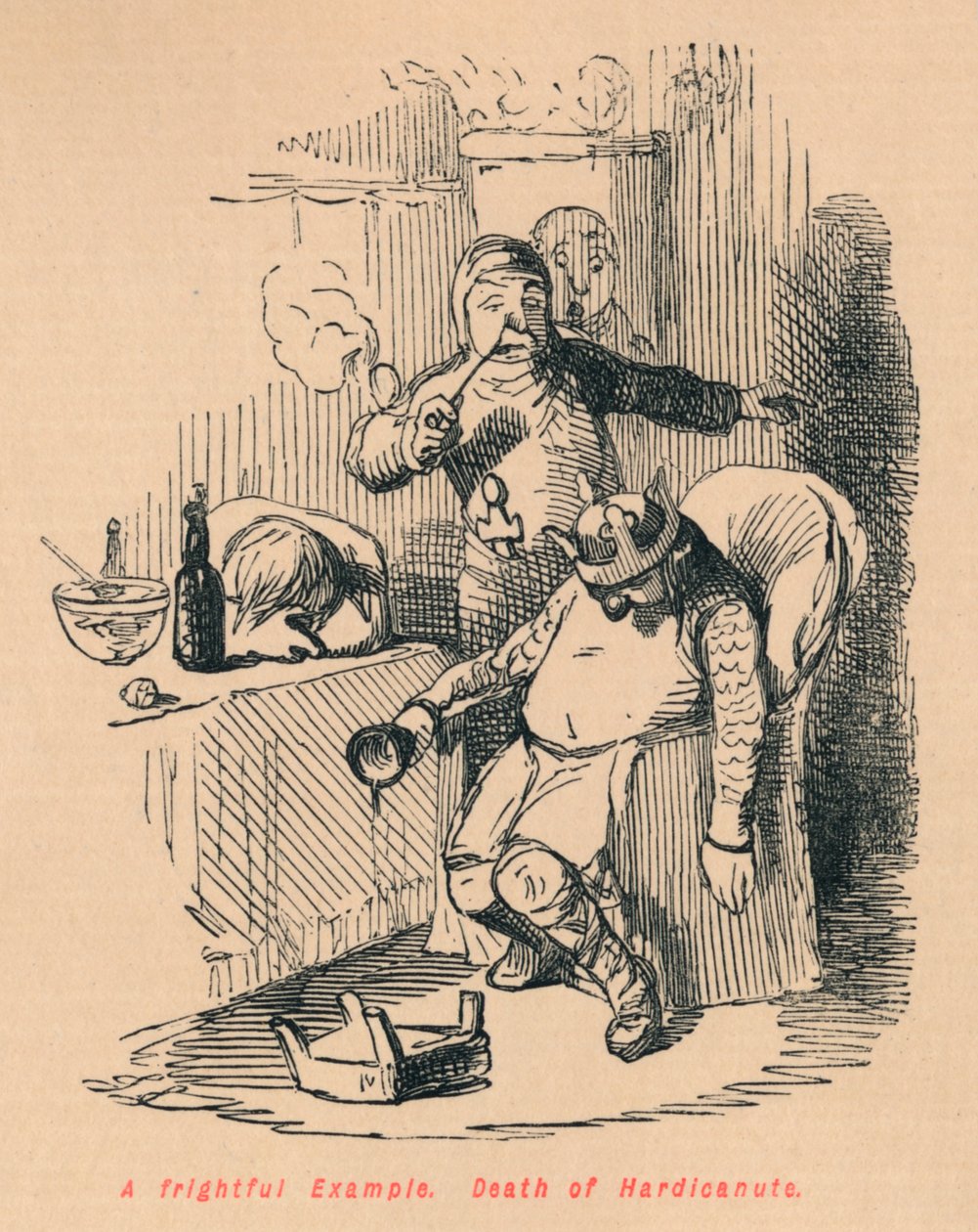 مثال مخيف. وفاة هارديكانوت ، c1860 ، c1860 بواسطة جون ليتش