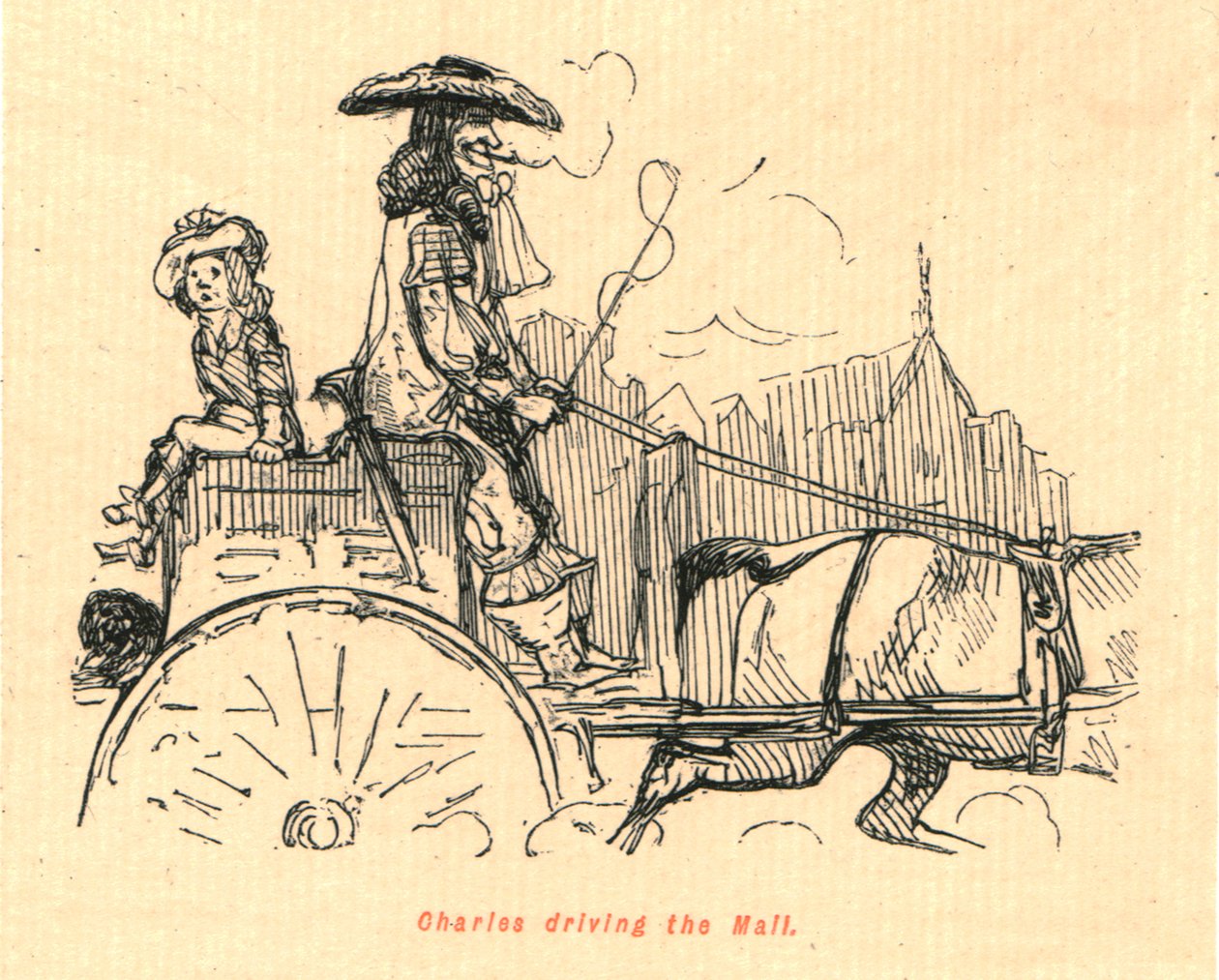 تشارلز يقود المول ، 1897. بواسطة جون ليتش