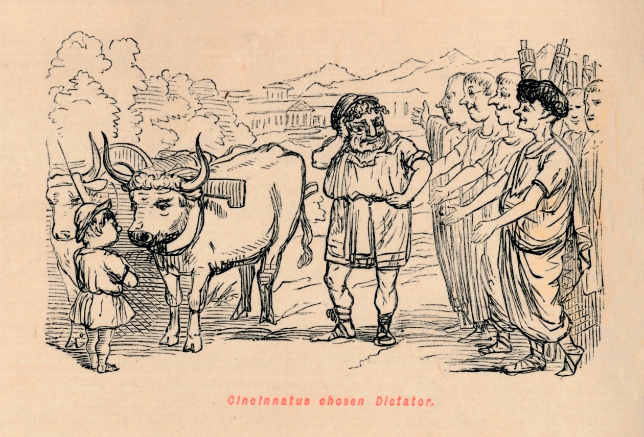 اختار سينسيناتوس الدكتاتور ، 1852 بواسطة جون ليتش