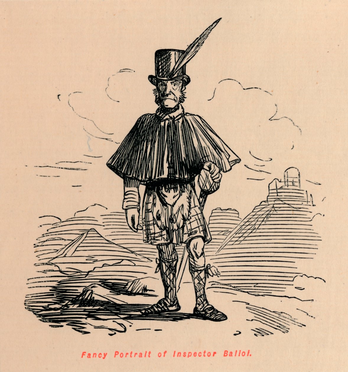 صورة خيالية للمفتش باليوي ، c1860 ، c1860 بواسطة جون ليتش