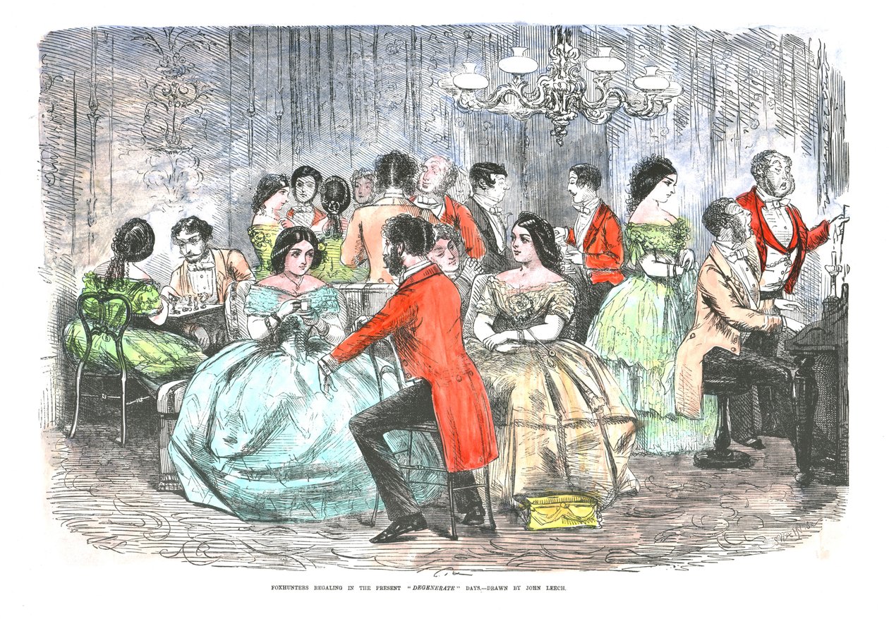 الصيادون يتأرجحون في الأيام المتدهورة الحالية ، c1856 بواسطة جون ليتش