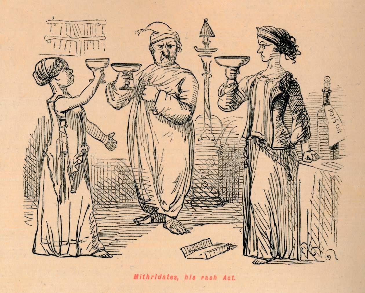 ميثريدتس ، قانون الطفح الجلدي ، 1852 بواسطة جون ليتش
