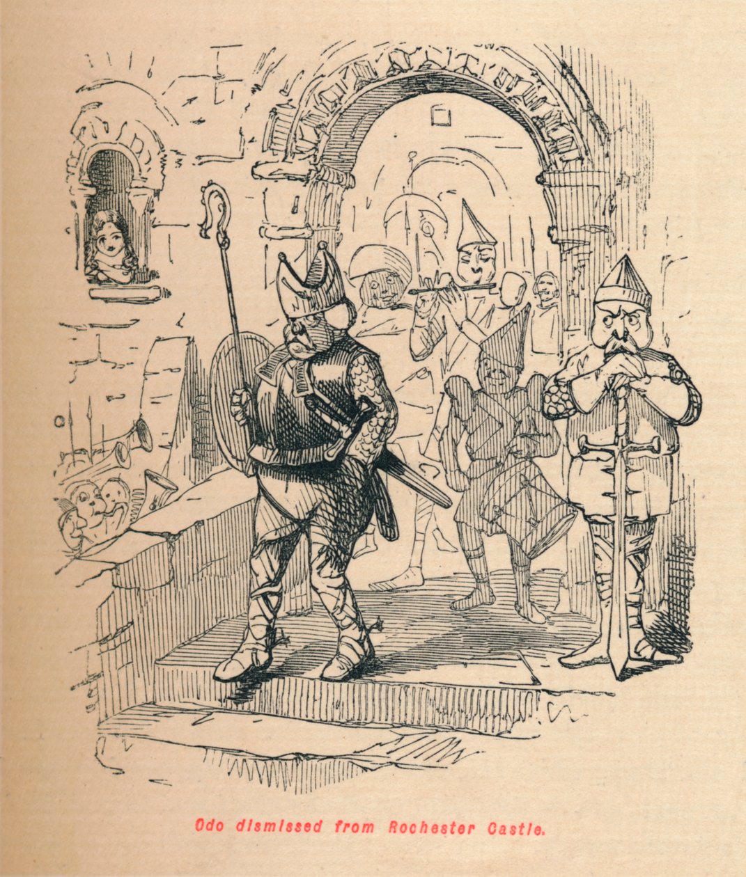 تم طرد أودو من قلعة روتشستر ، c1860 ، c1860 بواسطة جون ليتش