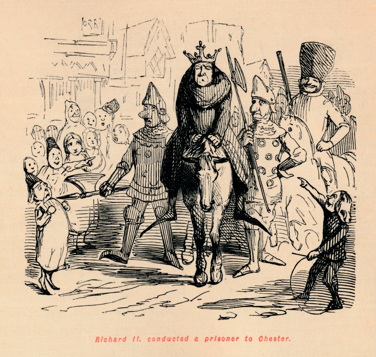 ريتشارد الثاني. أجرى سجينًا إلى تشيستر ، c1860 ، c1860 بواسطة جون ليتش