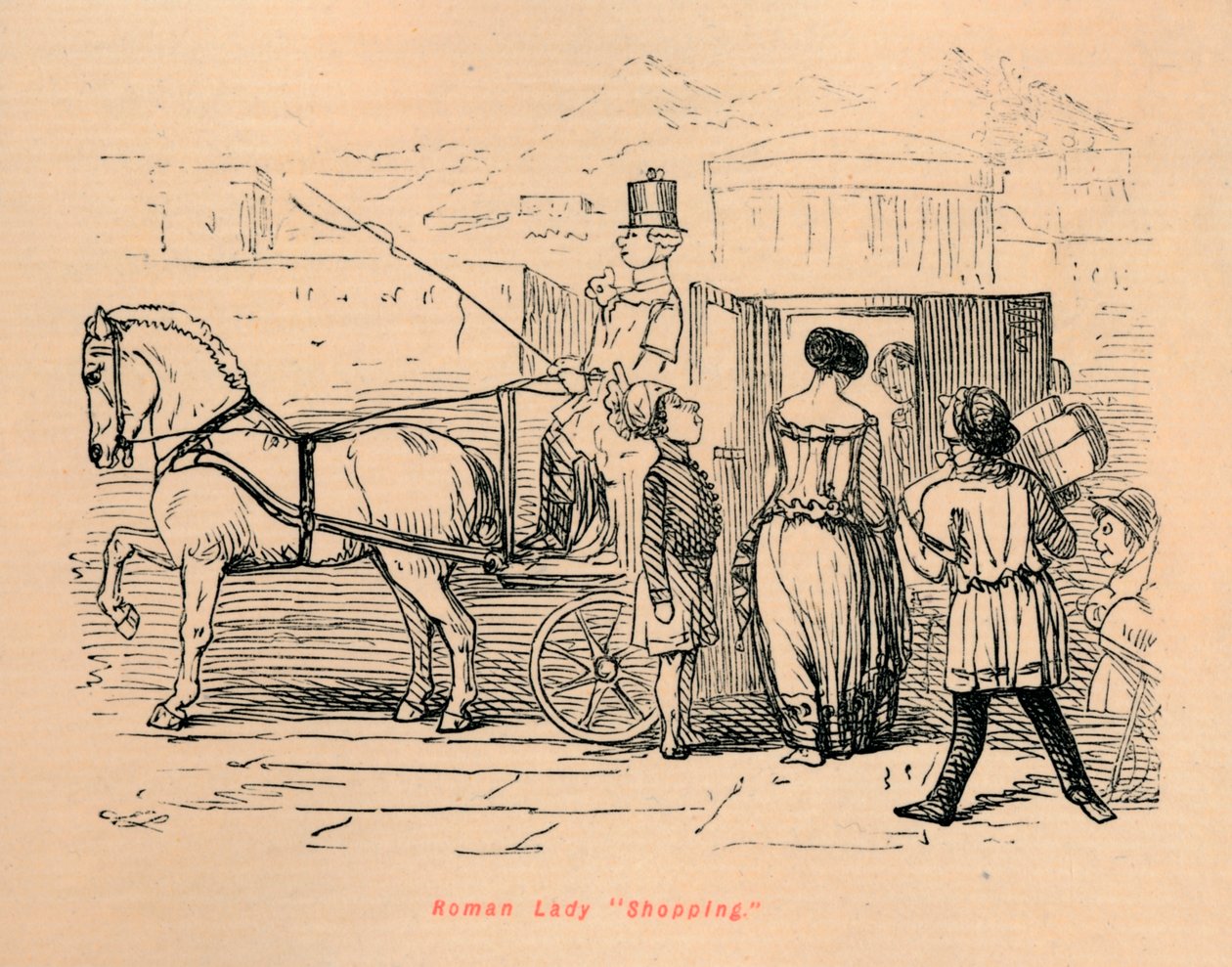 تسوق السيدة الرومانية ، 1852 بواسطة جون ليتش
