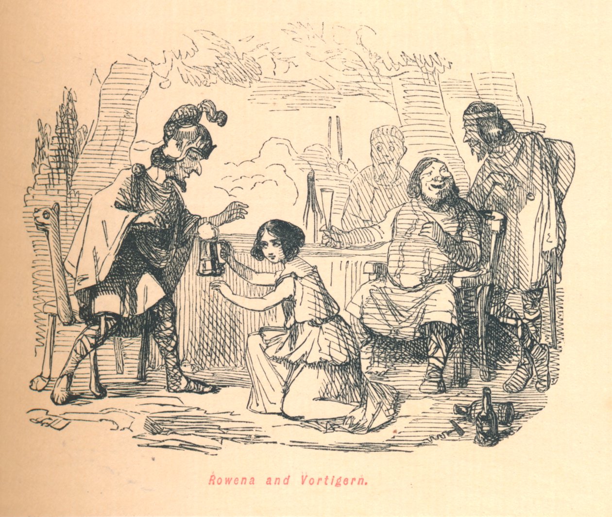 روينا وفورتيجرن ، c1860 ، c1860. بواسطة جون ليتش