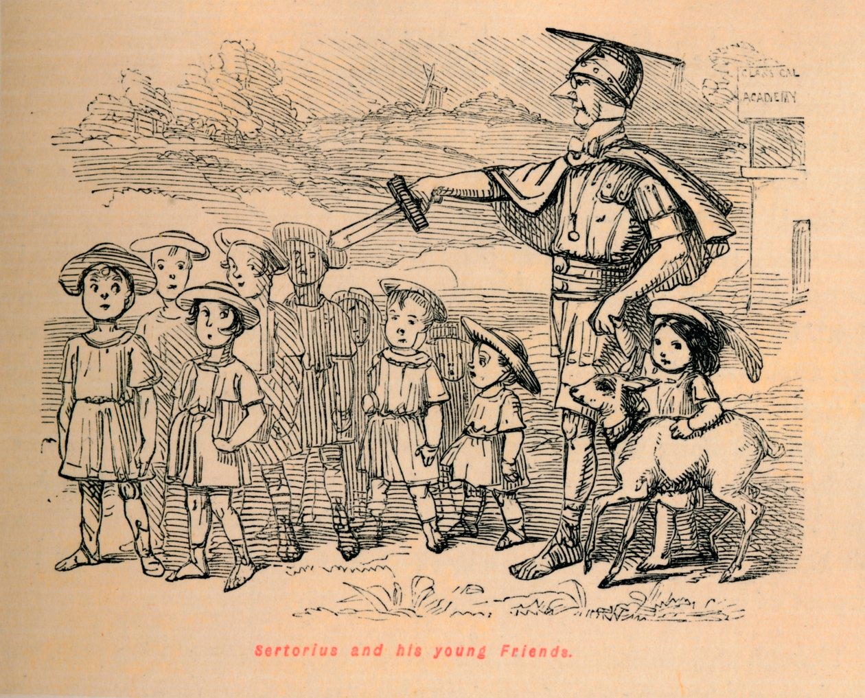 سيرتوريوس وأصدقائه الشباب ، 1852 بواسطة جون ليتش