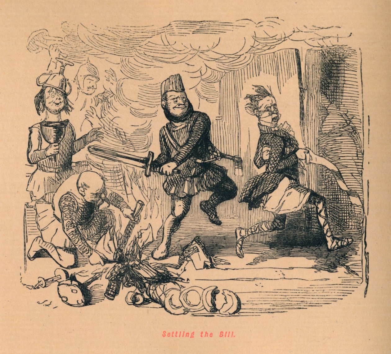 تسوية مشروع القانون ، c1860 ، c1860 بواسطة جون ليتش
