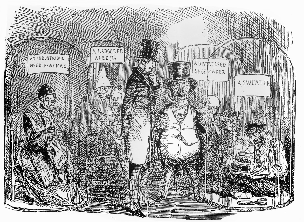 عينات من المعرض الصناعي للسيد بانكس عام 1850 بواسطة جون ليتش