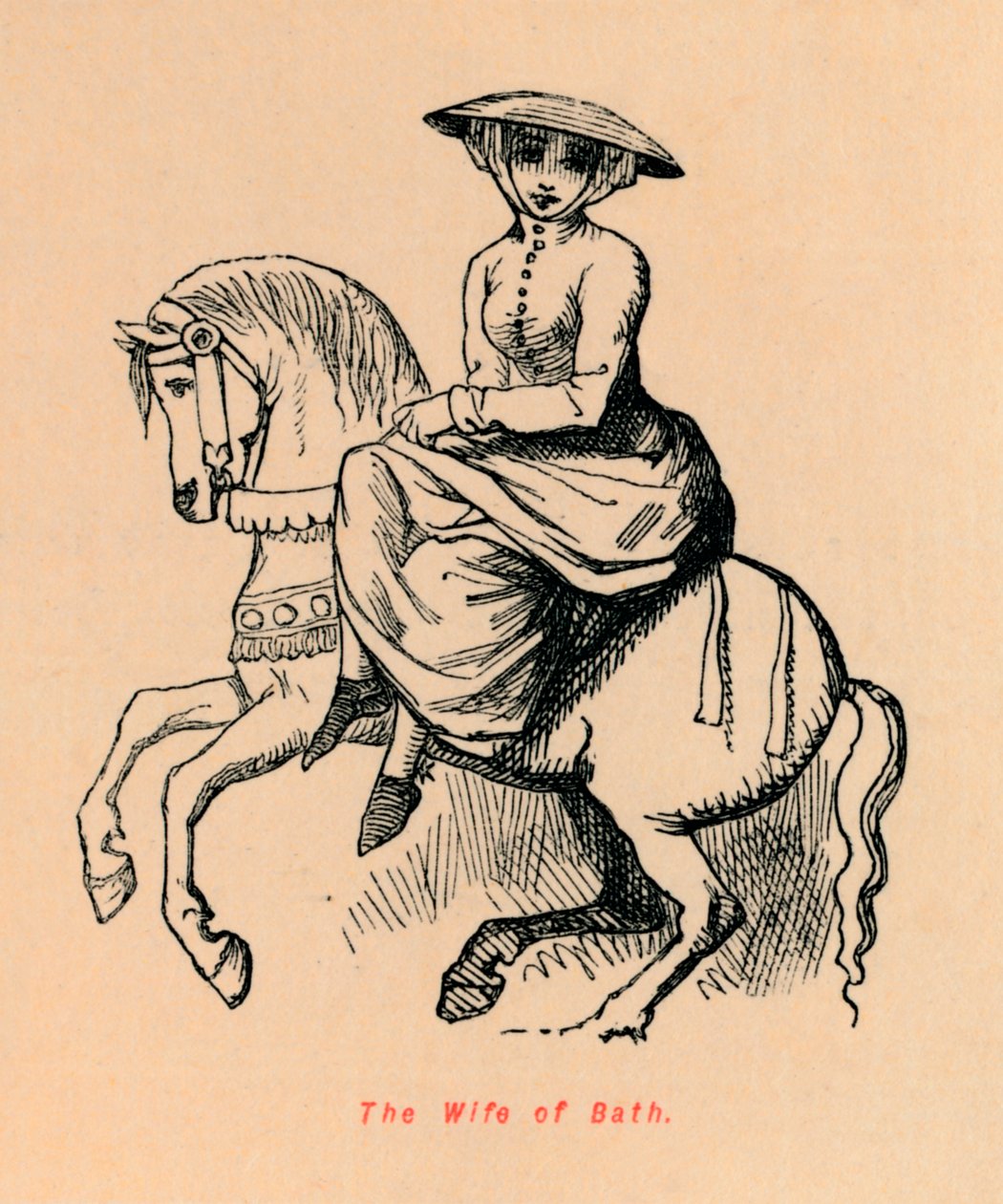 زوجة باث ، c1860 ، c1860 بواسطة جون ليتش
