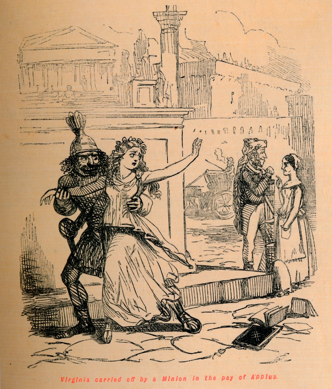 حملت فرجينيا من قبل مينيون في أبيوس ، 1852 بواسطة جون ليتش