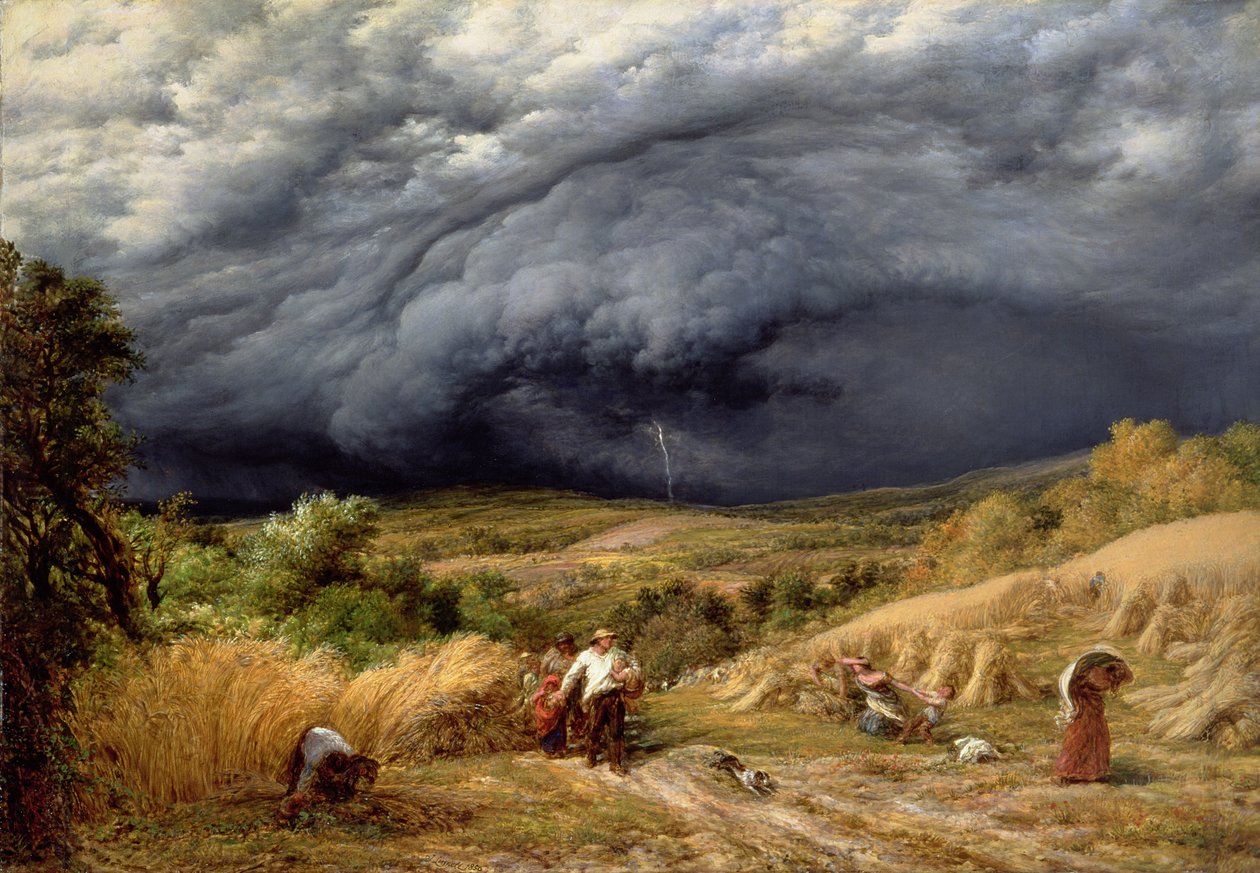 عاصفة في الحصاد ، 1856 بواسطة جون لينيل