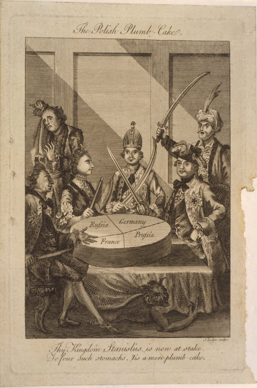 كعكة راسيا البولندية ، 1772 بواسطة جون لودج