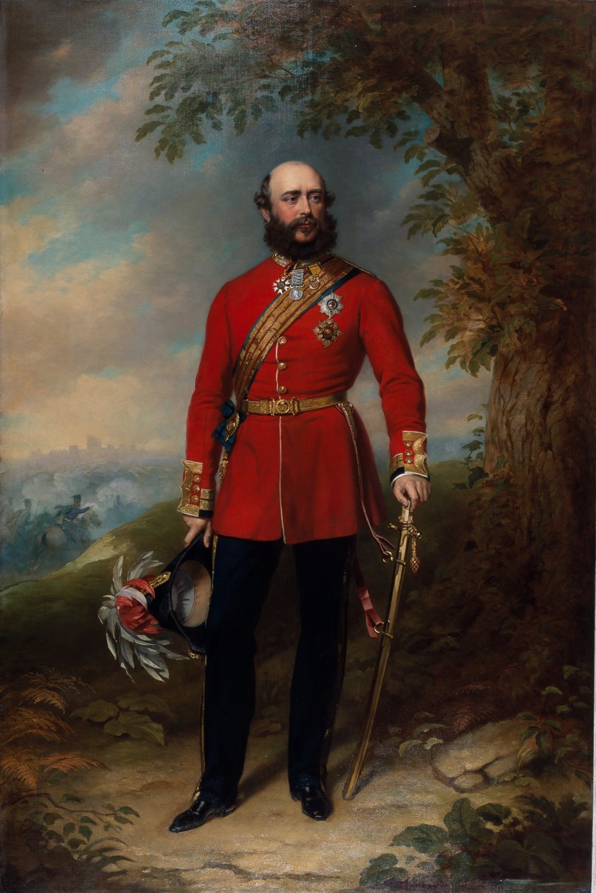 المارشال صاحب السمو الملكي جورج ويليام فريدريك تشارلز ، دوق كامبريدج الثاني ، 1862 حوالي عام بواسطة جون لوكاس
